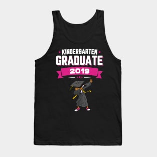 Dabbing Kindergarten Graduate Class Of 2019 Girls Tank Top